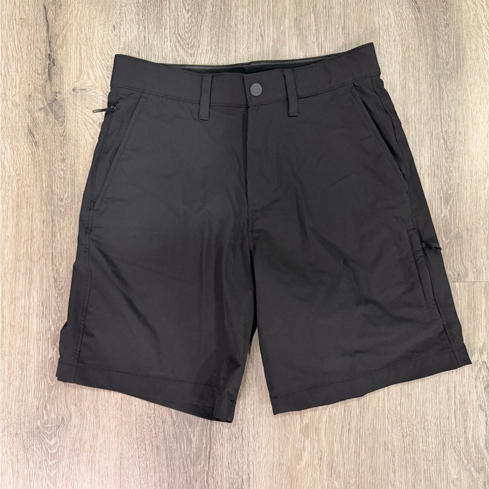 American Eagle Outfitters Men's Charcoal Flat Front Shorts